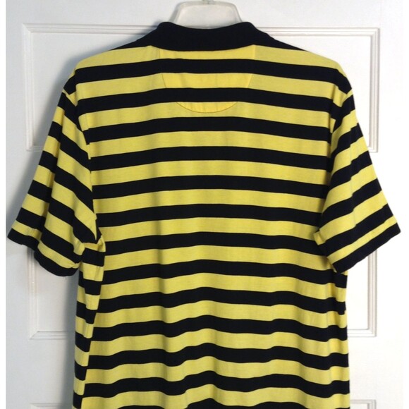 Vtg Brooks Brothers Polo Shirt Men XL Striped Rugby Old Money Academia Logo 90s - Picture 5 of 9
